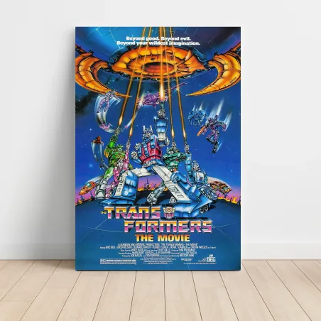 Transformers The Movie 1980's Fine Art Poster - Retro Style