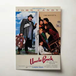 Uncle Buck 1980's Movie Poster - Fine Art Collectible