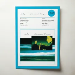 Aha – Scoundrel Days Fine Art Album Poster for Music Lovers