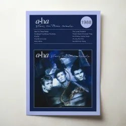 Aha – Stay On These Roads Fine Art Album Poster