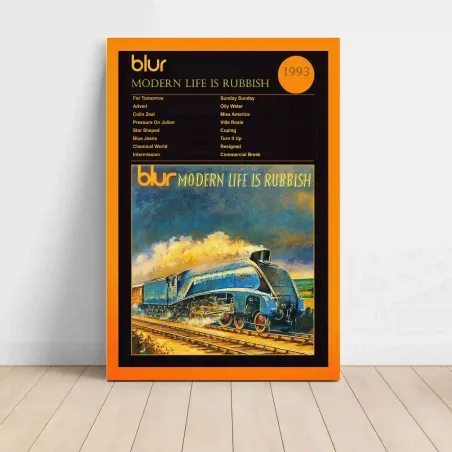 Blur - Modern life is Rubbish Fine Art Album Poster