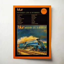 Blur - Modern life is Rubbish Fine Art Album Poster
