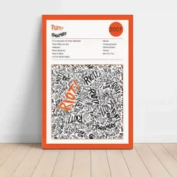 Paramore – Riot! Fine Art Album Poster Wall Art