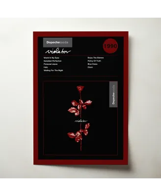 Depeche Mode - Violator Fine Art Album Poster