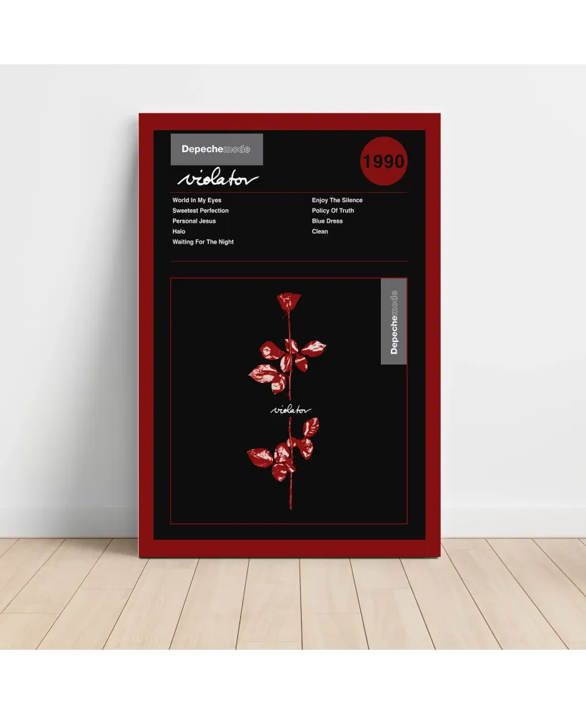 Depeche Mode - Violator Fine Art Album Poster Depeche Mode - Violator Fine Art Album Poster