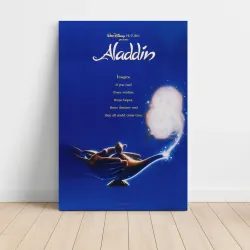 Aladdin 1990's Fine Art Movie Poster - Vintage Charm