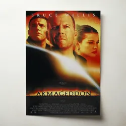 Armageddon 1990's Fine Art Movie Poster - Timeless Classic