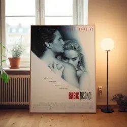 Basic Instinct 1990's Fine Art Movie Poster - Iconic Design