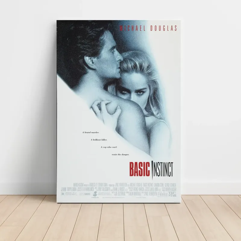 Basic Instinct 1990's Fine Art Movie Poster - Iconic Design Basic Instinct 1990's Fine Art Movie Poster - Iconic Design