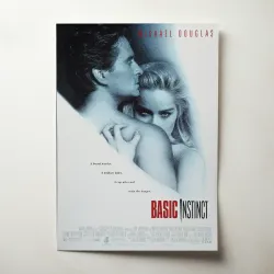 Basic Instinct 1990's Fine Art Movie Poster - Iconic Design