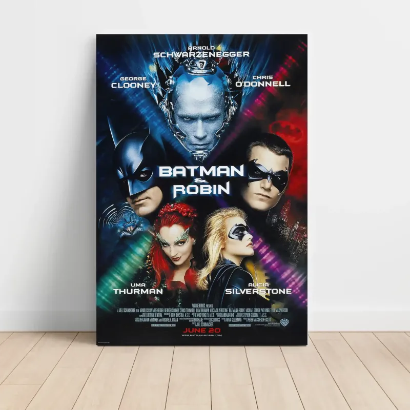Batman and Robin 1990's Fine Art Movie Poster - Buy Now! Batman and Robin 1990's Fine Art Movie Poster - Buy Now!
