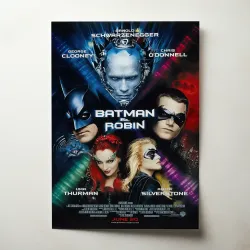 Batman and Robin 1990's Fine Art Movie Poster - Buy Now!