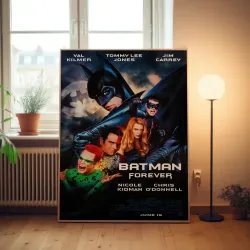 Batman Forever 1990's Fine Art Movie Poster - Buy Now!