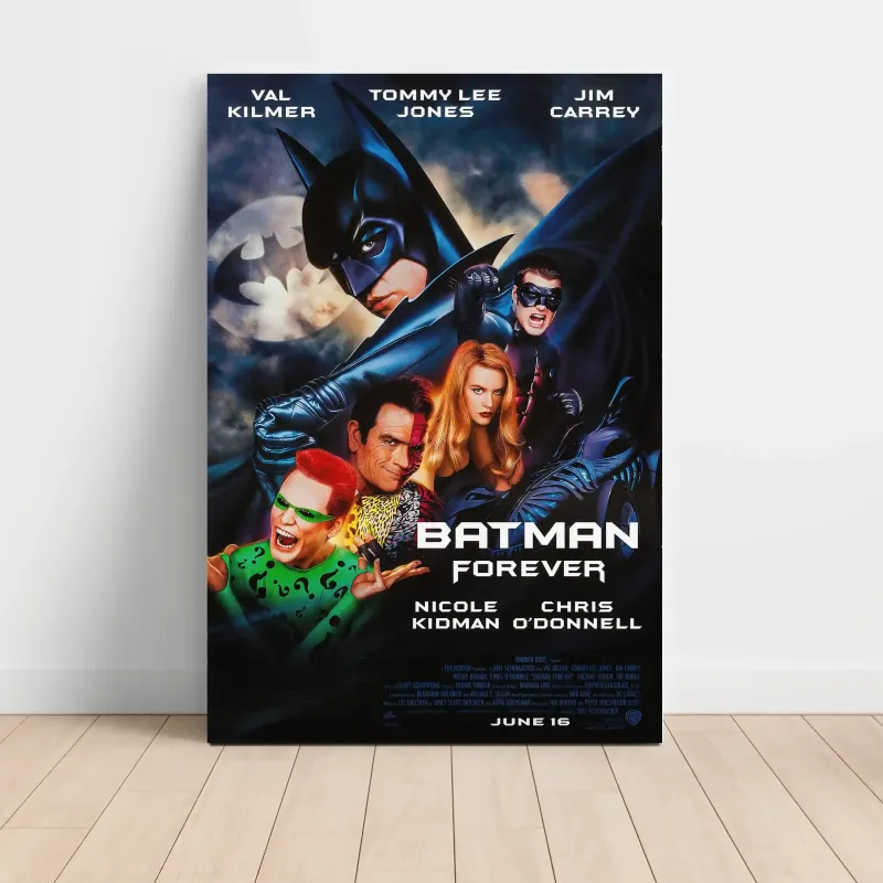 Batman Forever 1990's Fine Art Movie Poster - Buy Now! Batman Forever 1990's Fine Art Movie Poster - Buy Now!