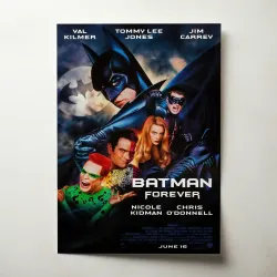 Batman Forever 1990's Fine Art Movie Poster - Buy Now!