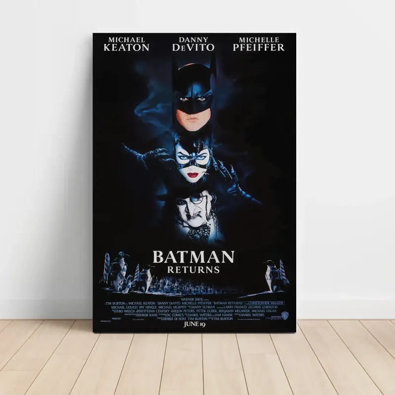 Batman Returns 1990's Fine Art Movie Poster - Buy Now! Batman Returns 1990's Fine Art Movie Poster - Buy Now!