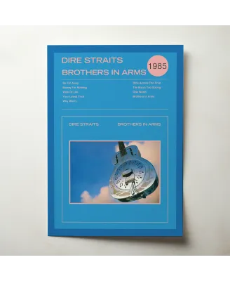 Dire Straits – Brothers In Arms Fine Art Album Poster