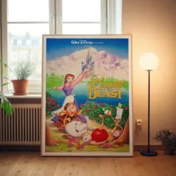 Beauty And The Beast 1990's Fine Art Movie Poster