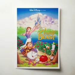 Beauty And The Beast 1990's Fine Art Movie Poster