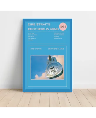 Dire Straits – Brothers In Arms Fine Art Album Poster