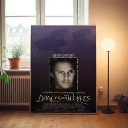Dances With Wolves 1990's Fine Art Movie Poster