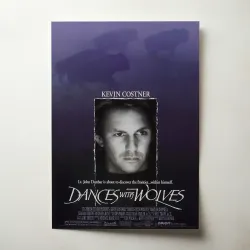 Dances With Wolves 1990's Fine Art Movie Poster