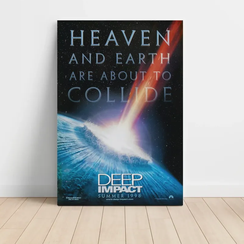 Deep Impact 1990's Fine Art Movie Poster - Collectible Decor