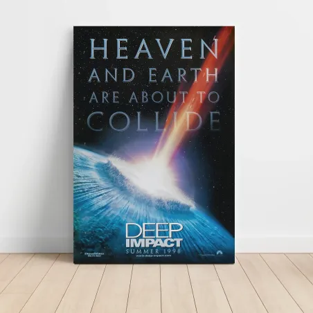Deep Impact 1990's Fine Art Movie Poster - Collectible Decor