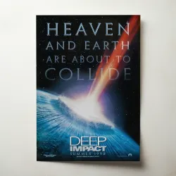 Deep Impact 1990's Fine Art Movie Poster - Collectible Decor