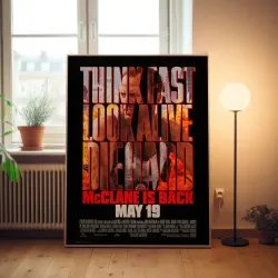 Die Hard With A Vengeance 1990's Fine Art Movie Poster