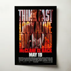 Die Hard With A Vengeance 1990's Fine Art Movie Poster