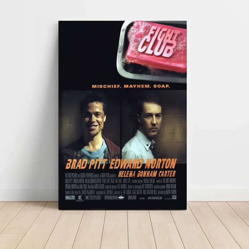 Fight Club (1999) Fine Art Movie Poster