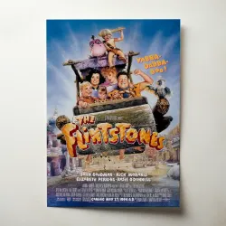 Flintstones 1990's Fine Art Movie Poster - Vintage Collectible