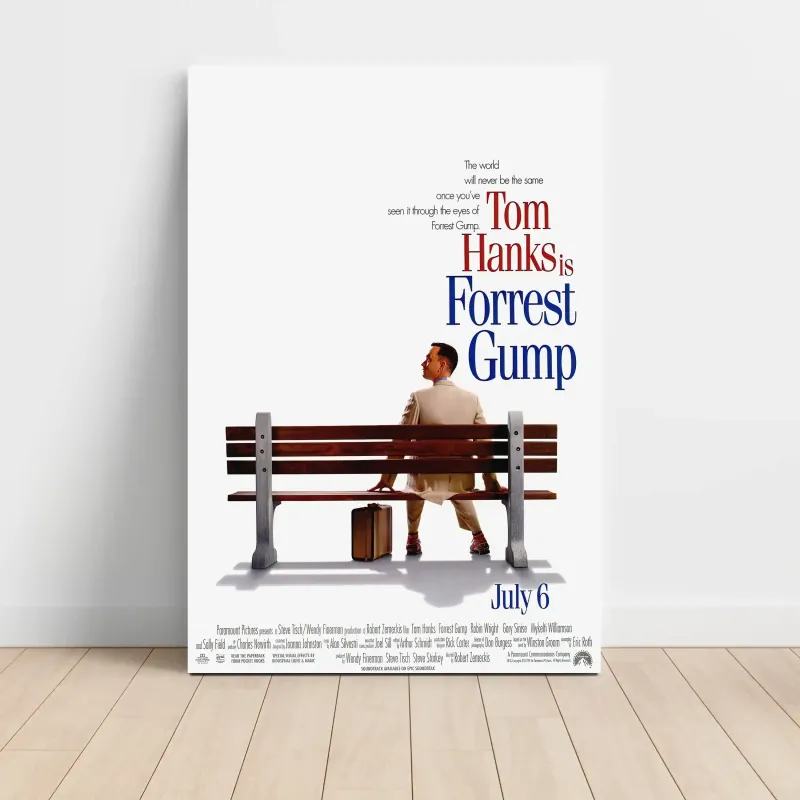 Forrest Gump (1994) Fine Art Movie Poster