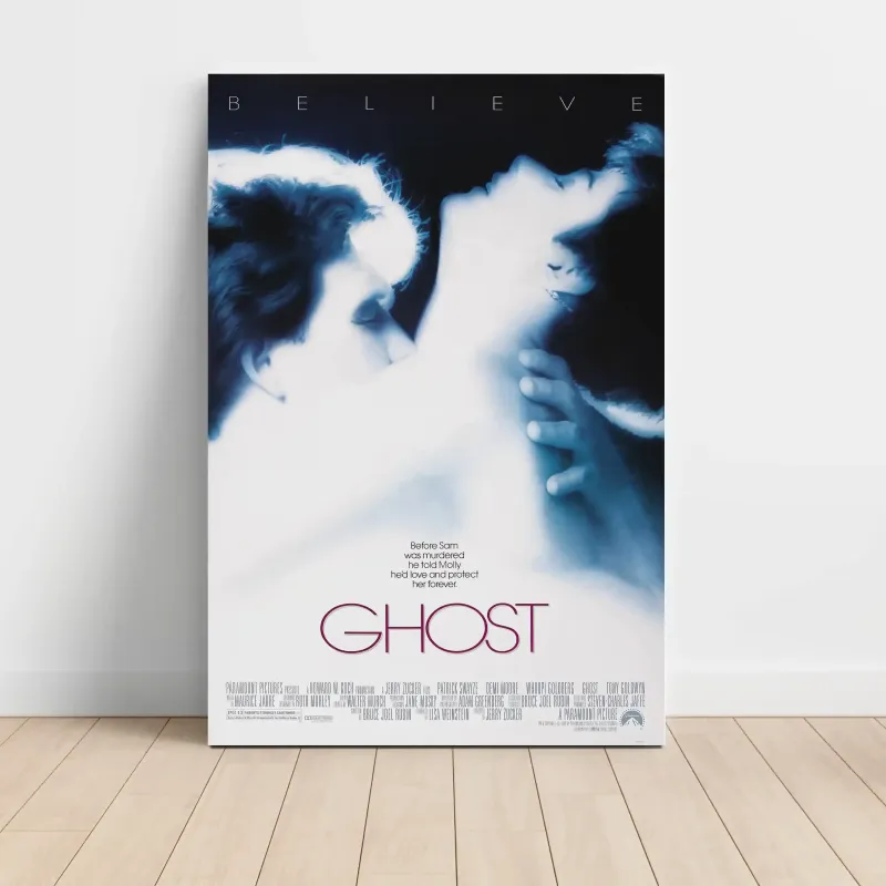 1990's Ghost Fine Art Movie Poster - Vintage Collectible