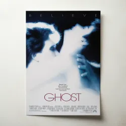 1990's Ghost Fine Art Movie Poster - Vintage Collectible