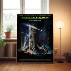 Godzilla 1990's Fine Art Movie Poster - Classic Collectible