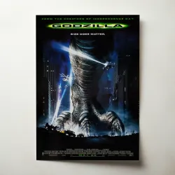 Godzilla 1990's Fine Art Movie Poster - Classic Collectible