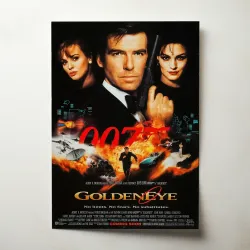 Goldeneye 1990's Fine Art Movie Poster - Iconic Collectible