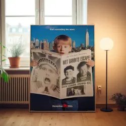 Home Alone 2 Fine Art Poster | Classic 1990's Movie Decor