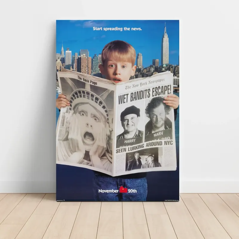 Home Alone 2: Lost in New York (1992) Fine Art Movie Poster