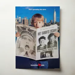 Home Alone 2 Fine Art Poster | Classic 1990's Movie Decor