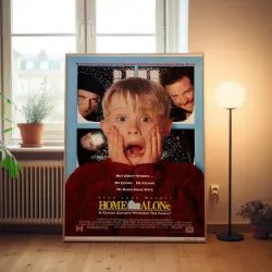 Home Alone 1990's Fine Art Movie Poster - Nostalgic Decor