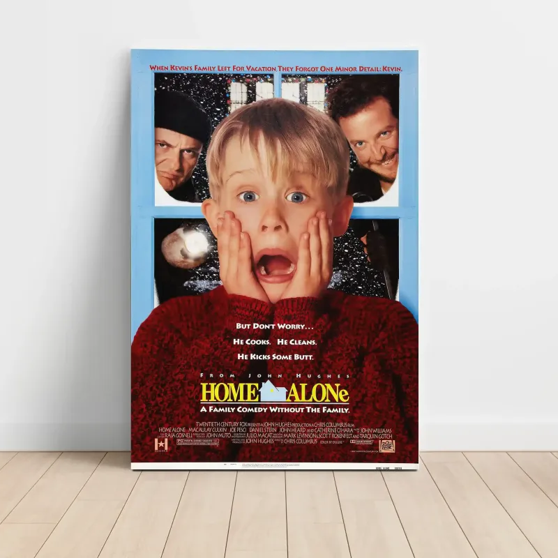 Home Alone (1990) Fine Art Movie Poster