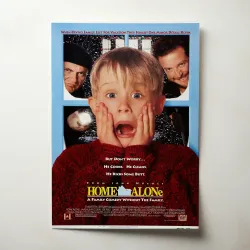 Home Alone 1990's Fine Art Movie Poster - Nostalgic Decor