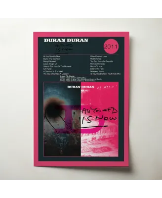Duran Duran – All You Need Is Now Fine Art Album Poster