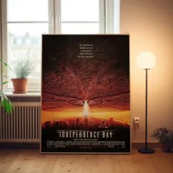 Independence Day 1990's Fine Art Movie Poster - Buy Now!