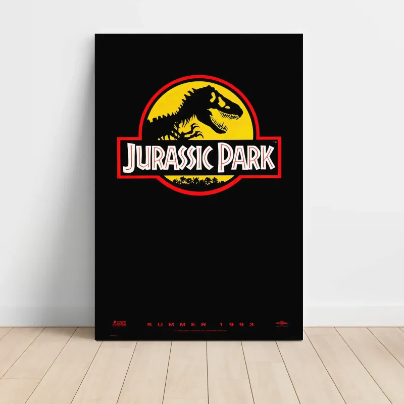 Jurassic Park 1990's Fine Art Movie Poster - Iconic Design