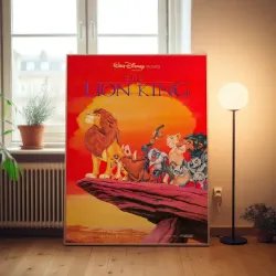 The Lion King 1990's Fine Art Movie Poster - Classic Decor