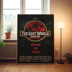 Jurassic Park The Lost World 1990's Fine Art Movie Poster